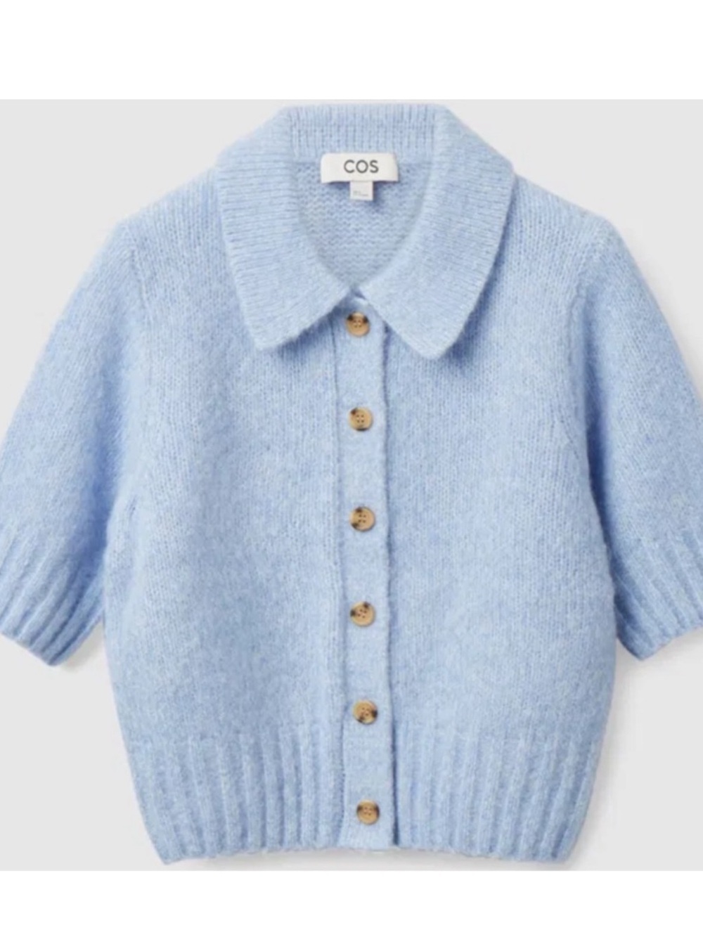 COS cardigan in tan